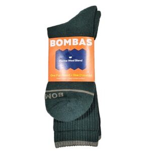 Bombas Merino Wool Blend Calf Socks Size Large  New NWT